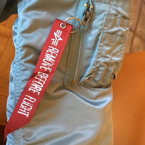 NWOT Alpha Industries MA-1 Natus Bomber Jacket with Removable Hood Size Large - Picture 7 of 16